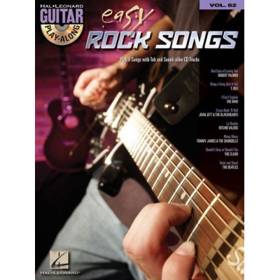 MusicSales HL00700177 - GUITAR PLAY-ALONG VOLUME 82 EASY ROCK SONGS GTR... MusicSales HL00700177 - GUITAR PLAY-ALONG VOLUME 82 EASY ROCK SONGS GTR...