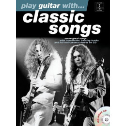 MusicSales AM1001407 - PLAY GUITAR WITH CLASSIC SONGS GTR TAB BOOK/CD