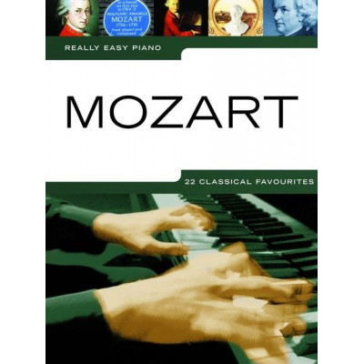 MusicSales AM1000648 - REALLY EASY PIANO MOZART PIANO BOOK MusicSales AM1000648 - REALLY EASY PIANO MOZART PIANO BOOK