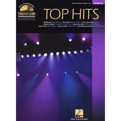 MusicSales HL00312068 - PIANO PLAY ALONG VOLUME 109 TOP HITS PIANO BK/CD MusicSales HL00312068 - PIANO PLAY ALONG VOLUME 109 TOP HITS PIANO BK/CD