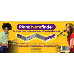 MusicSales AM980111 - PIANO NOTEFINDER VISUAL KEYBOARD GUIDE PF CHART