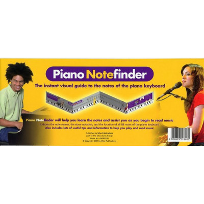 MusicSales AM980111 - PIANO NOTEFINDER VISUAL KEYBOARD GUIDE PF CHART MusicSales AM980111 - PIANO NOTEFINDER VISUAL KEYBOARD GUIDE PF CHART