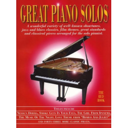 MusicSales AM952226 - GREAT PIANO SOLOS THE RED BOOK PIANO BOOK