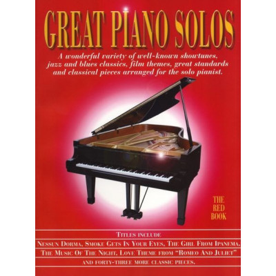 MusicSales AM952226 - GREAT PIANO SOLOS THE RED BOOK PIANO BOOK MusicSales AM952226 - GREAT PIANO SOLOS THE RED BOOK PIANO BOOK