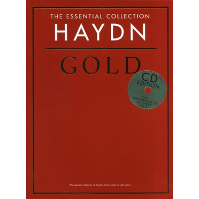 MusicSales CH79838 HAYDN GOLD ESSENTIAL COLLECTION PIANO BOOK/2CD MusicSales CH79838 HAYDN GOLD ESSENTIAL COLLECTION PIANO BOOK/2CD