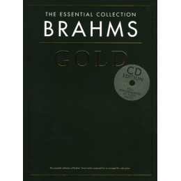 MusicSales CH80201 BRAHMS GOLD THE ESSENTIAL COLLECTION PIANO BOOK/2CD MusicSales CH80201 BRAHMS GOLD THE ESSENTIAL COLLECTION PIANO BOOK/2CD