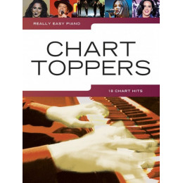 MusicSales HLE90004739 REALLY EASY PIANO CHART TOPPERS EASY PIANO BOOK