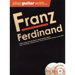 MusicSales AM91768 PLAY GUITAR WITH FRANZ FERDINAND GTR TAB BOOK/2CDS MusicSales AM91768 PLAY GUITAR WITH FRANZ FERDINAND GTR TAB BOOK/2CDS
