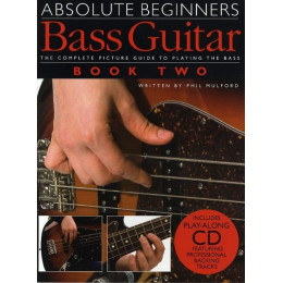 MusicSales AM981596 ABSOLUTE BEGINNERS BASS GUITAR BOOK TWO BGTR BOOK/CD