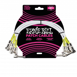 Ernie Ball 6055 набор кабелей инструментальных 3 шт, длина 30 см, цвет белый. Ernie Ball 6055 набор кабелей инструментальных 3 шт, длина 30 см, цвет белый.