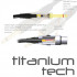 BESPECO TT50PP Кабель готовый инструментальный "TITANIUM TECH", JACK mono 90° - JACK mono 90°, 0,5м