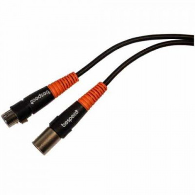 BESPECO SLFM450 Кабель готовый микрофонный серии "SILOS", XLR3M - XLR3F, длина 4.5м