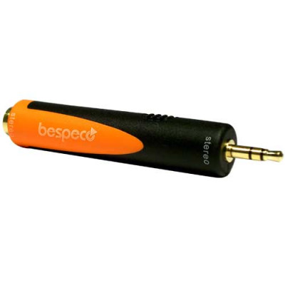 BESPECO SLAD140 Переходник 3.5mm stereo jack M / 6.3mm stereo jack F BESPECO SLAD140 Переходник 3.5mm stereo jack M / 6.3mm stereo jack F