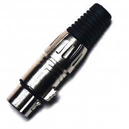 INLINE XLR-FS Разъем XLR-F, 3 пин, колпачок металлический, для кабеля D7 мм (SVP556S-M-3)