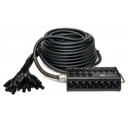 Xline Cables RSPE MCB 24-4-30 - Аудио мультикор студийный, эластичный, с распределительной коробкой