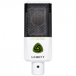 LEWITT LCT240PRO WHITE - студийный кардиоидый микрофон с большой диафрагмой LEWITT LCT240PRO WHITE - студийный кардиоидый микрофон с большой диафрагмой