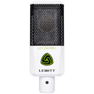 LEWITT LCT240PRO WHITE - студийный кардиоидый микрофон с большой диафрагмой LEWITT LCT240PRO WHITE - студийный кардиоидый микрофон с большой диафрагмой