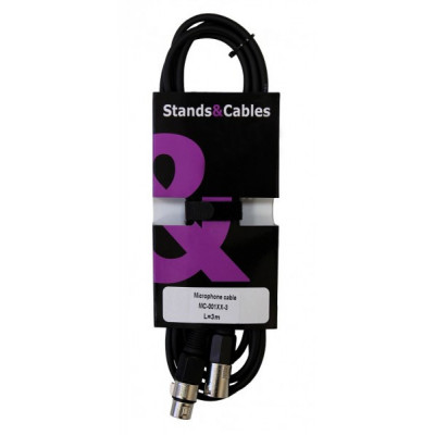 Микрофонный кабель STANDS & CABLES MC-001XX-3 Микрофонный кабель STANDS & CABLES MC-001XX-3