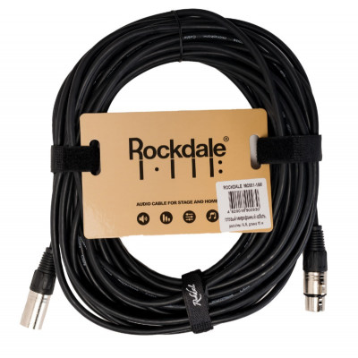 Микрофонный кабель ROCKDALE MC001-15M Микрофонный кабель ROCKDALE MC001-15M
