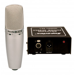 Superlux CMH8D ламповый конденсаторный микрофон с большой диафрагмой 1 дюйм, круг/кардиоида