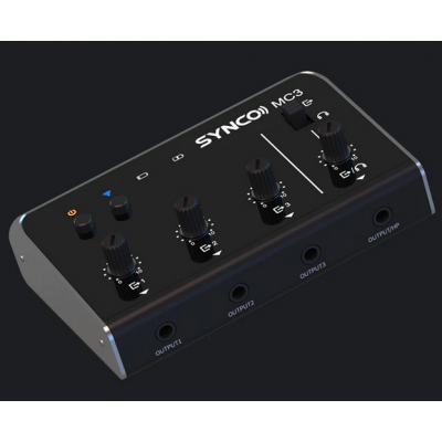 Synco MC3 - Микшер сплиттер 3 входа, 4 выхода, Bluetooth audio Synco MC3 - Микшер сплиттер 3 входа, 4 выхода, Bluetooth audio