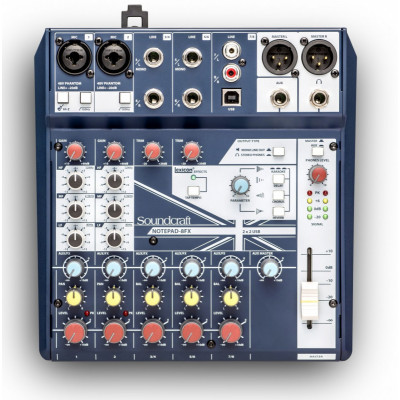 Микшерный пульт SOUNDCRAFT Notepad-8FX Микшерный пульт SOUNDCRAFT Notepad-8FX