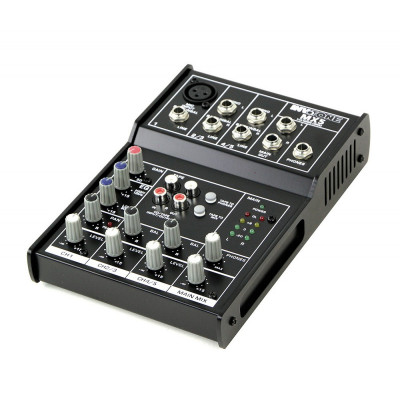 INVOTONE MX5 - микшерный пульт, 1 микрофонный вход,,XLR и балансный Jack,2... INVOTONE MX5 - микшерный пульт, 1 микрофонный вход,,XLR и балансный Jack,2...