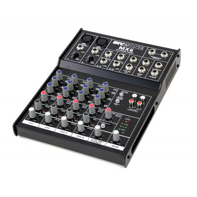 INVOTONE MX6 - микшерный пульт,2 микрофонных входа, XLR и балансный Jack,2... INVOTONE MX6 - микшерный пульт,2 микрофонных входа, XLR и балансный Jack,2...