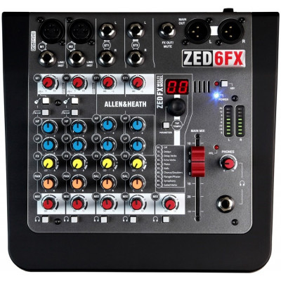 Микшерный пульт ALLEN&HEATH ZED6FX Микшерный пульт ALLEN&HEATH ZED6FX
