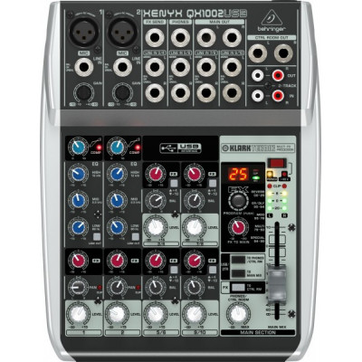 Микшерный пульт BEHRINGER XENYX QX1002USB Микшерный пульт BEHRINGER XENYX QX1002USB