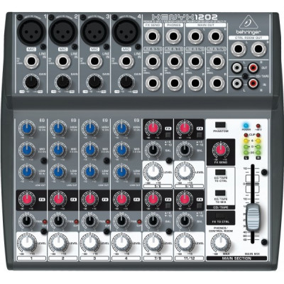 Микшерный пульт BEHRINGER XENYX 1202-EU Микшерный пульт BEHRINGER XENYX 1202-EU