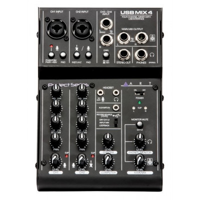 Микшерный пульт ART USBMIX4 Микшерный пульт ART USBMIX4