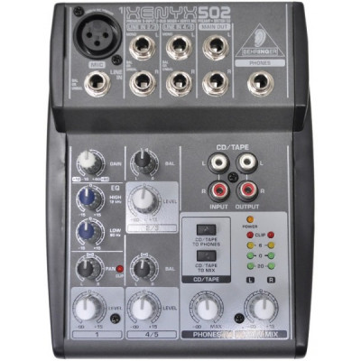 Микшерный пульт BEHRINGER XENYX 502 Микшерный пульт BEHRINGER XENYX 502