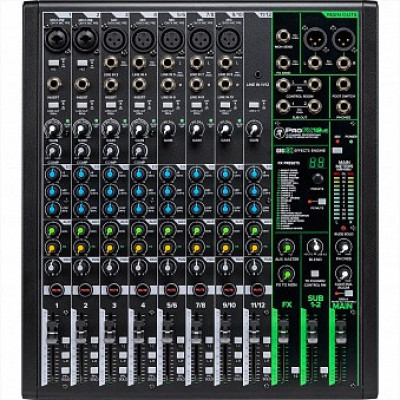 MACKIE ProFX12v3 12-канальный микшер с процессором эффектов и USB MACKIE ProFX12v3 12-канальный микшер с процессором эффектов и USB