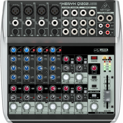 Микшерный пульт BEHRINGER XENYX Q1202USB Микшерный пульт BEHRINGER XENYX Q1202USB