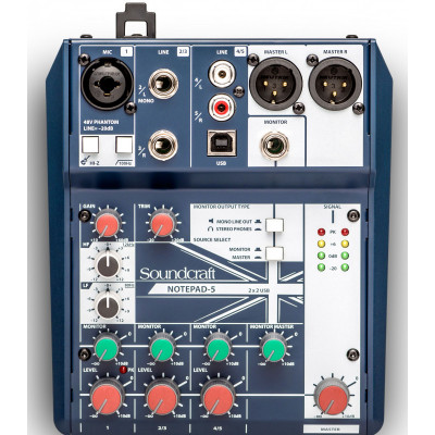 Микшерный пульт SOUNDCRAFT Notepad-5 Микшерный пульт SOUNDCRAFT Notepad-5