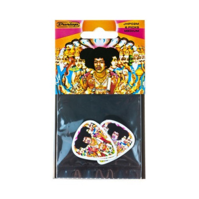 DUNLOP HENDRIX BOLD AS LOVE-6/PLYPK медиаторы именные Дж. Хендрикс