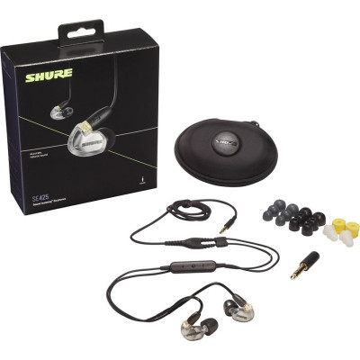 SHURE SE425-V+UNI-EFS внутриканальные наушники с двумя арматурными драйверами,... SHURE SE425-V+UNI-EFS внутриканальные наушники с двумя арматурными драйверами,...