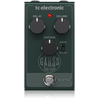 TC ELECTRONIC GAUSS TAPE ECHO напольная педаль эффекта дилэй TC ELECTRONIC GAUSS TAPE ECHO напольная педаль эффекта дилэй