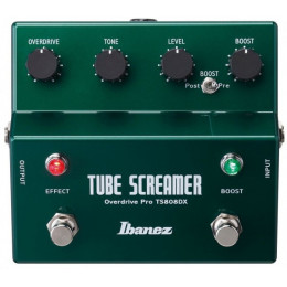 Педаль эффектов IBANEZ TS808DX TUBESCREAMER OVERDRIVE PRO Педаль эффектов IBANEZ TS808DX TUBESCREAMER OVERDRIVE PRO