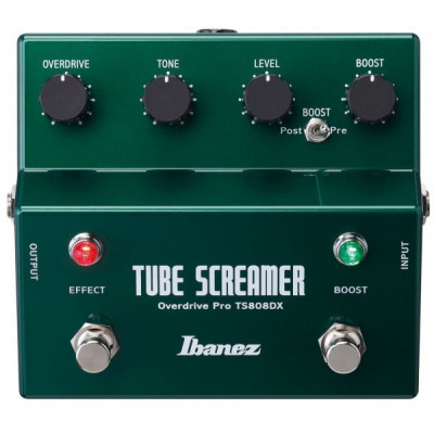 Педаль эффектов IBANEZ TS808DX TUBESCREAMER OVERDRIVE PRO Педаль эффектов IBANEZ TS808DX TUBESCREAMER OVERDRIVE PRO