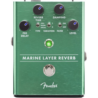 Педаль эффектов FENDER MARINE LAYER REVERB PEDAL Педаль эффектов FENDER MARINE LAYER REVERB PEDAL