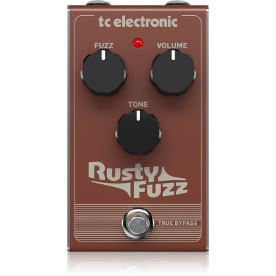 TC ELECTRONIC RUSTY FUZZ напольная педаль эффекта фузз TC ELECTRONIC RUSTY FUZZ напольная педаль эффекта фузз