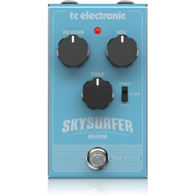 TC ELECTRONIC SKYSURFER REVERB напольная педаль эффекта реверберации TC ELECTRONIC SKYSURFER REVERB напольная педаль эффекта реверберации