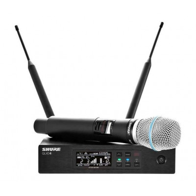 SHURE QLXD24E/B58 G51 вокальная радиосистема с ручным передатчиком BETA58,...