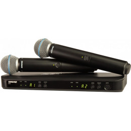 Радиосистема (радиомикрофон) SHURE BLX288E/B58 M17 Радиосистема (радиомикрофон) SHURE BLX288E/B58 M17