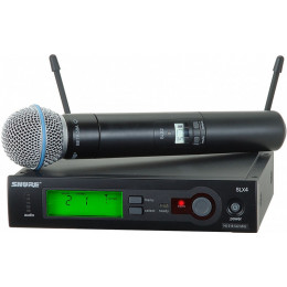 Радиосистема (радиомикрофон) SHURE SLX24E/B58 P4 Радиосистема (радиомикрофон) SHURE SLX24E/B58 P4