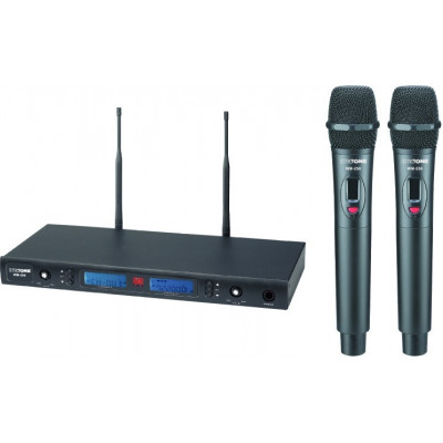 INVOTONE WM250 - Радиосистема UHF 716-726мГц, два динамических микрофона INVOTONE WM250 - Радиосистема UHF 716-726мГц, два динамических микрофона