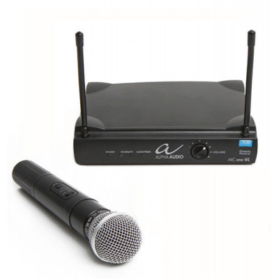 ALPHA AUDIO Mic one WL микрофонная радиосистема одноканальная, 4 пресетные... ALPHA AUDIO Mic one WL микрофонная радиосистема одноканальная, 4 пресетные...