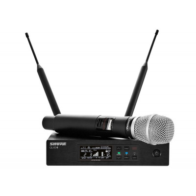 SHURE QLXD24E/SM86 G51 вокальная радиосистема с ручным передатчиком SM86,... SHURE QLXD24E/SM86 G51 вокальная радиосистема с ручным передатчиком SM86,...